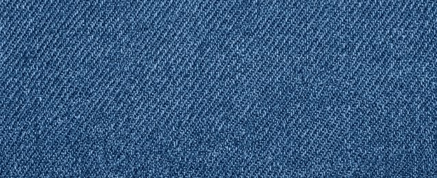 Indigo denim twill, the warp compound sizing runs on
