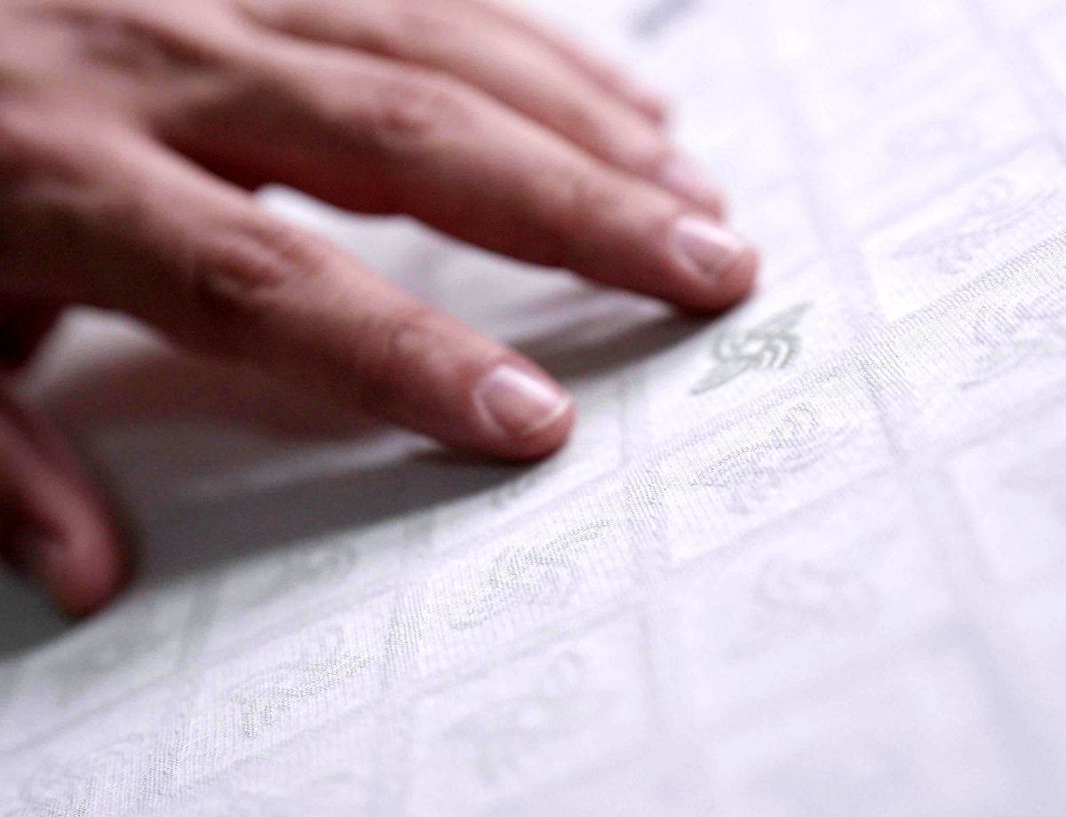 Woven fabric after desizing