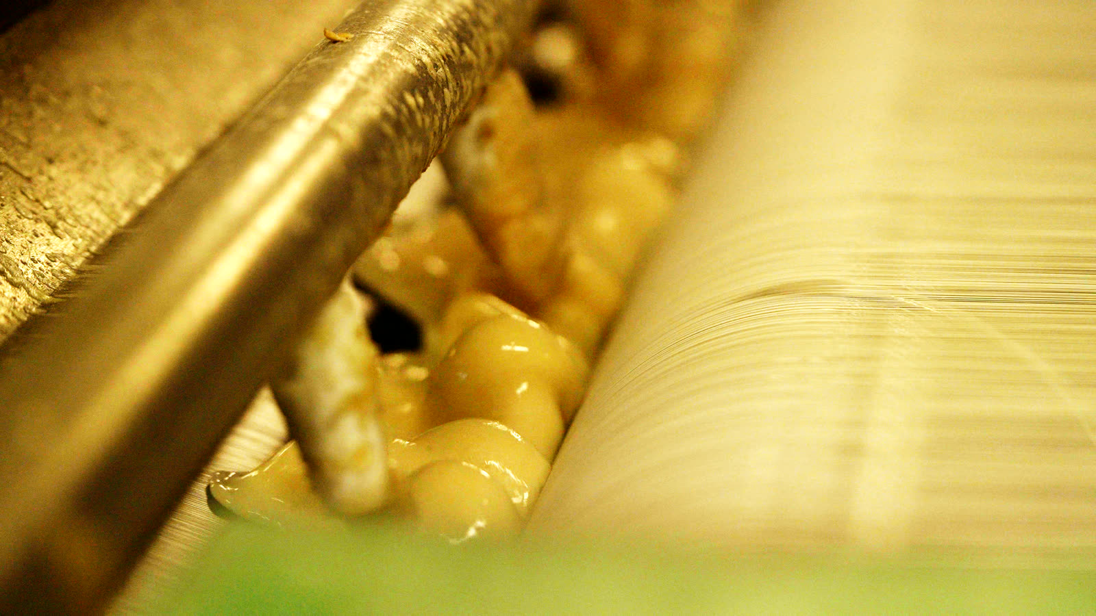 Size liquor carried onto the warp sheet at the size box